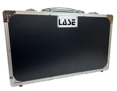 LASE ABS Small Pedals Chrome Case For Guitar Effects L 21″ x W 12″ x H 4″ EP-54