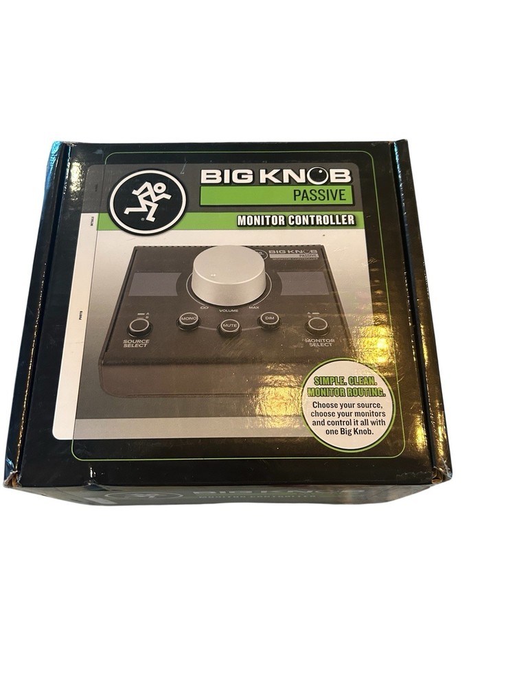 New Mackie Big Knob Passive 2×2 Studio Monitor Controller