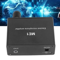 Microphone Preamp, Electret Microphone Amp, Adjustable Gain 0-20db Sound Ampl…