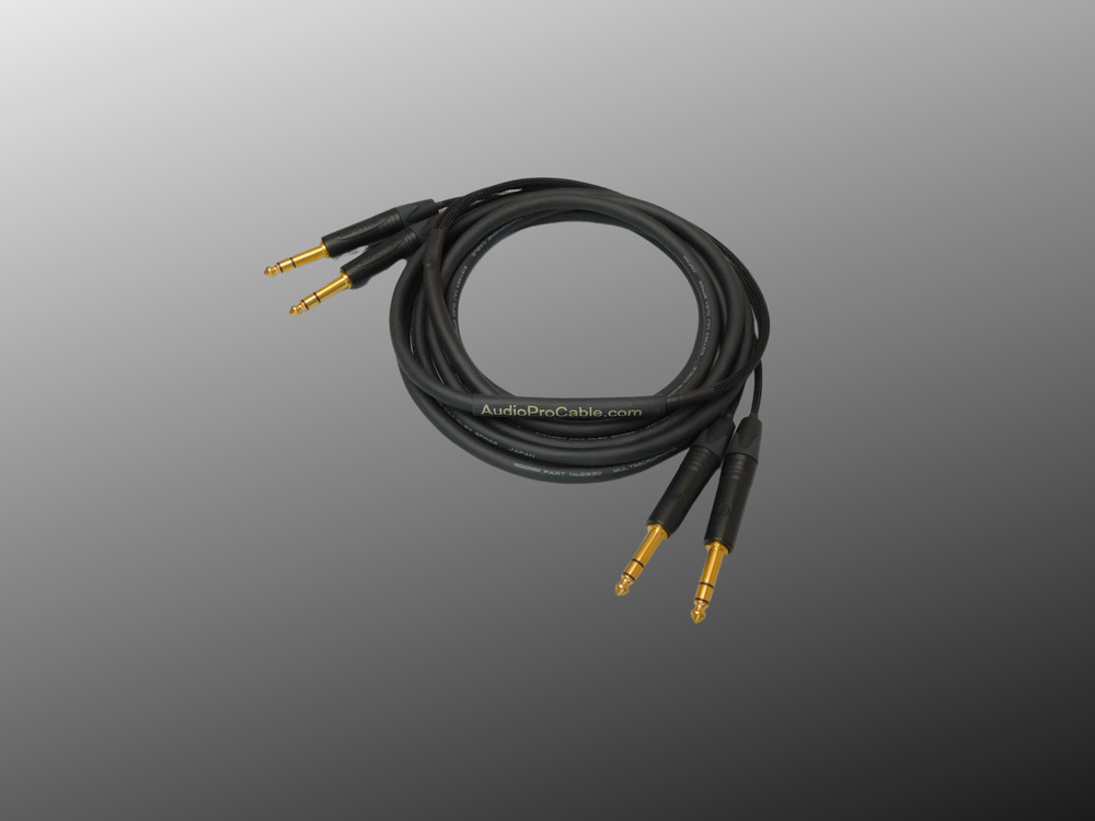 Mogami #2930 2 Channel Snake 5 Ft with Neutrik TRS to TRS Connectors
