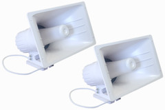 (2 PACK DEAL) PA Power Horn Speaker 100W Indoor Outdoor 100 Watt NIPPON AMERICA
