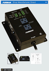 Furman CN-20MP SmartSequencer 20A 120V Rack Mount 2 Outlets EVS