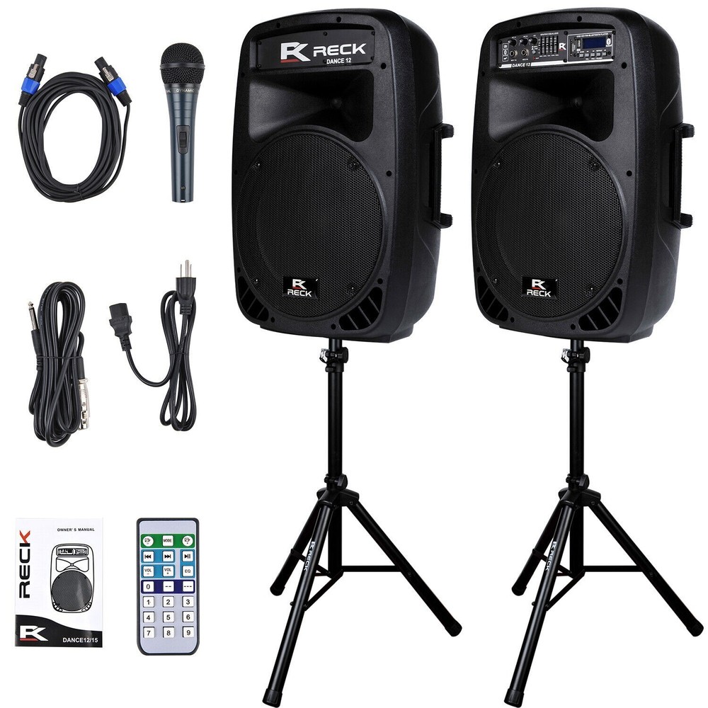 Proreck Dance 12 12“ 2000 Watt PA Bluetooth Speaker