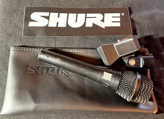 Shure SM87A Supercardioid Vocal Condenser Microphone W/Clip „New Foam Installed“