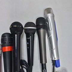 Lot of 15 Wired Microphones – Various Models & Colors, Used
