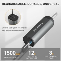 Sistema De Microfono Digital Inalambrico Với Receptor Portatil De Lujo