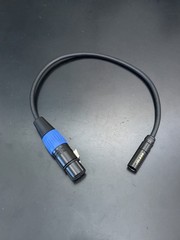 Jolgoo 1 Feet Mini XLR Male to XLR Female Adapter Cable 3-Pin for BMPCC 4k/6k