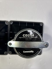 2x Community CD-254 112181 Pro High Frequency Compression Driver Horn speaker