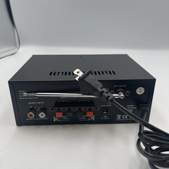 Pyle Compact Bluetooth FM Power Amplifier 100WX2 Max 2 Inputs w/ RCA & Terminals