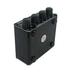4-Channel Mini Passive Audio Mixer – RCA Stereo Line Level Control Box R41