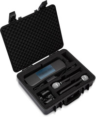 CASE ONLY, Wireless Mic – Hard Shell Case for Shure BLX288/SM58/PG58/BETA58A