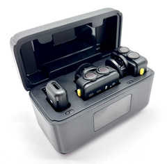 Anilivo Plug And Play Wireless Lavalier Microphone – Black (30 Meter Connection)