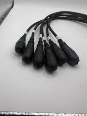 DB25 to XLR 6-Pin FEMale 6-Channel Analog Breakout Cable 3ECAV426ET56436