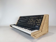 Korg MS-20 Mini Rack Real Wood Stand Side Panel Wooden Oak