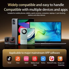 Noise Cancelling Microphone Type-C Mic Plug & Play for Android & iPhone 17/16/15