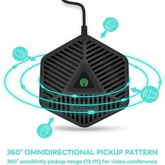 Usb Conference Microphone, Omnidirectional Microfone, Condenser Mic, Desktop Mic