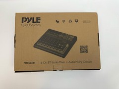 Pyle PMXU83BT Bluetooth Pro Audio DJ Sound Mixer 8 Channels
