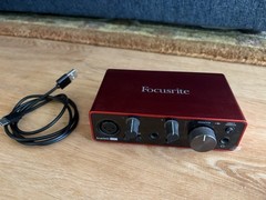 Focusrite Scarlett Solo 3rd Gen Audio Interface W/ Sterling S400 Headphones