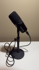 Shure MV7 USB XLR Podcasting Dynamic Microphone – Black