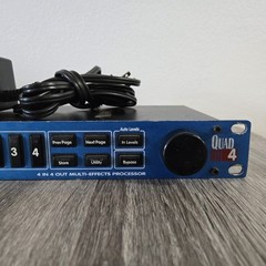 DigiTech Studio Quad 4 Multi-Effects Processor w/ Power Supply Rack Unit Guitar.