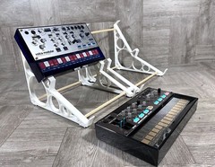 X4 Angled Stand for all KORG Volca Series Modules – Color WHITE – US Seller