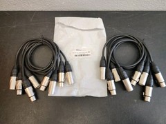 Lot Of 8 SEISMIC AUDIO-SAXLX-2-8…anced – 2 Foot Patch CordsNewSEISMIC