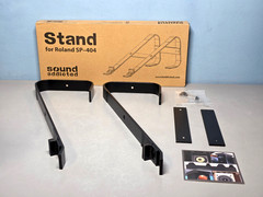 Sound Addicted Stand for Roland SP-404 MK II – 25° Tilt, Aluminum, Black – New