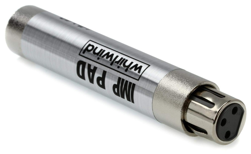Whirlwind IMPAD40 Attenuator – XLR Inline Barrel, 40dB