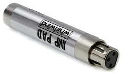 Whirlwind IMPAD40 Attenuator – XLR Inline Barrel, 40dB