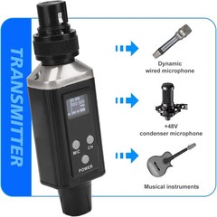 A9 UHF Mono Wireless in-Ear Monitor Pro System Transmitter and Beltpack Receiver
