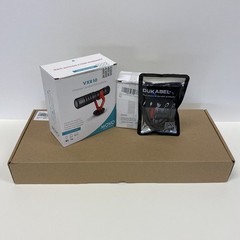 MOVO VXR10 Studio Podcast Kit w/ Mic Arm Stand, Shock Mount, 2 Cables – See Pics