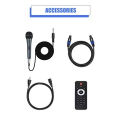 PRORECK 12 in Active Speaker 1000W Portable Bluetooth Karaoke Home Party Sound