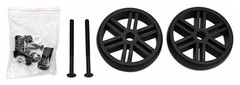 Pair Rockville SPGN258 Dual 15” 3000w 8-Ohm Passive DJ PA Speaker/ABS Cabinet