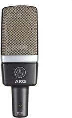AKG C214 Large-Diaphragm Cardioid Condenser Microphone+Shockmount+Case NEW OEM