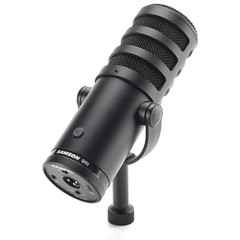 Samson Q9U Dynamic Broadcast Microphone, XLR/USB, Black