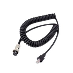 Microphone Extension Cable 8 Pin Female To RJ-45 for YAESU FT MD-1 MD100 MD200