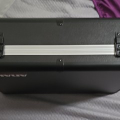 Analog Cases Black Hard Equipment Case w/ Foam Padding & Carry Handle.