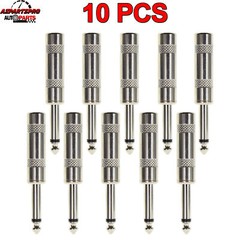 1/4″MONO TS Phone Audio Phono Guitar Cable Male Connector Plug Jack 6.35mm