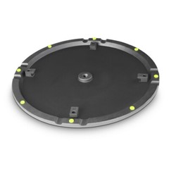 Gravity SSP WB SET 1 Loudspeaker Stand with Base and Cast Iron Weight Plate BLK