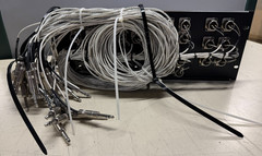 Radial Engineering 16 Channel XLR Audio Patchbay I/O Panel to 1/4″ TRS Male Tail