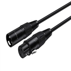 Balanced XLR Male to Female Microphone Cable 3 Pin Mic Connector Extension Cord