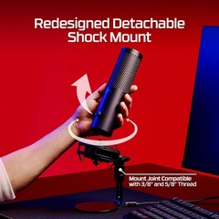 Hyper X – Quadcast 2S RGB wired USB microphone HYPERX 2 S mic – Brand New Sealed