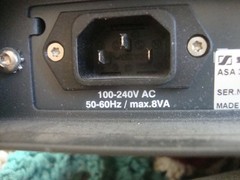 SENNEISER ASA 3000 ACTIVE ANTENNA SPLITTER RACK MOUNT