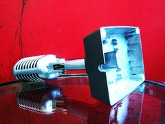 Vintage 1960’s Shure PE55 dynamic cardioid microphone Hi Z w S37A stand PE55SH