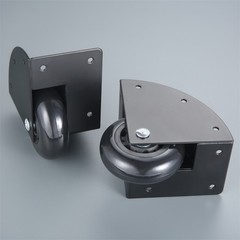 2pcs Wheel Casters for Flight Cases, Instrument Cases Equipment Stands Cabinets