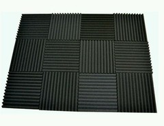 12 pack Acoustic Foam Tiles 1 x 12 x 12 (charcoal) ** FREE SHIPPING