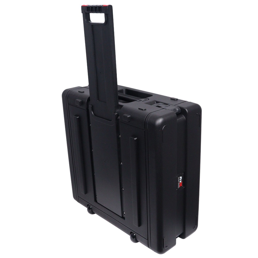 Prox 4 Space Rack DJ Case ABS w/ Handle and Wheels