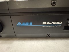 Alesis RA-100 Reference Amplifier 75 WPC @ 4 Ohms Stereo – Tested Working Video