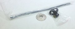 19″ Gooseneck Microphone Extension with Mic Holder & Base.
