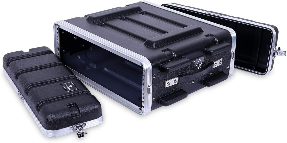 Stackable 3U Rack Case, Standard 19.25” Depth, Polyethylene Hard-Shell Construct